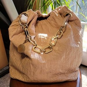 STELLA MCCARTNEY Vegetarian Leather Chain-Linked Shoulder Bag
